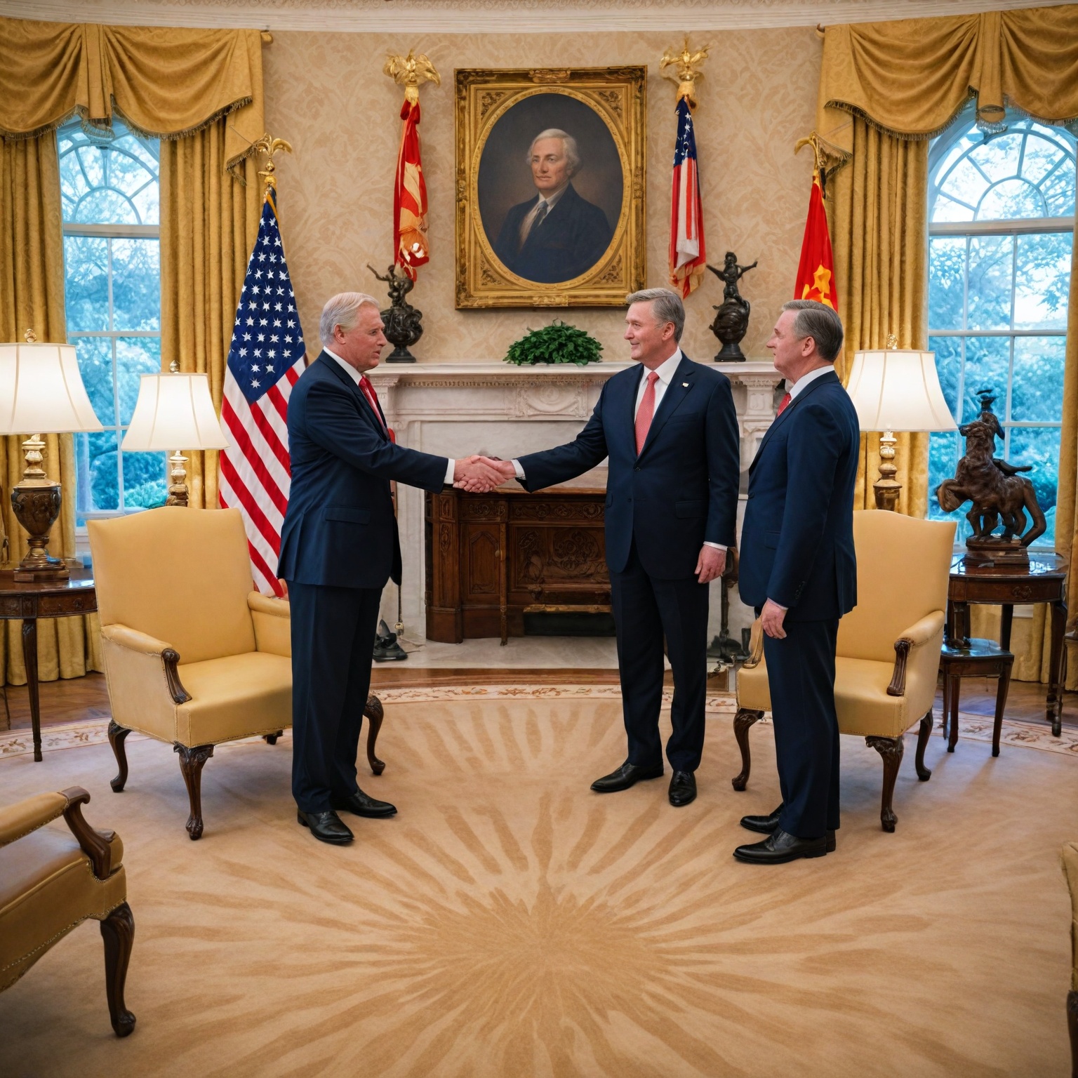 Trump’s ambassador to China sworn in ahead of high-stakes talks in Switzerland