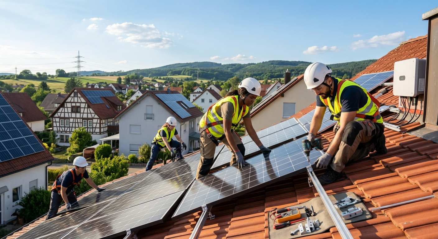Como Trabalhar na Alemanha como Instalador de Painéis Solares