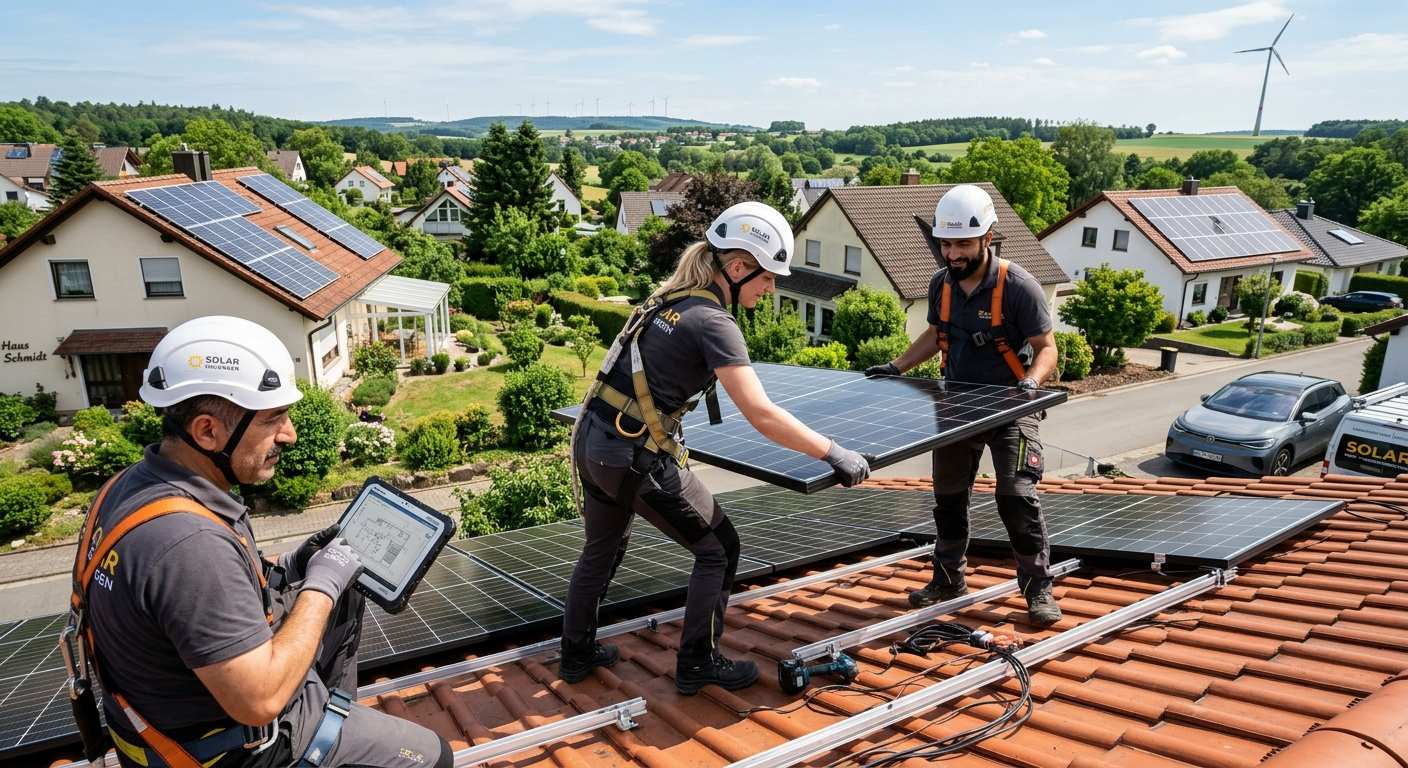 Wie Sie als Solarpanel-Installateur in Deutschland arbeiten können